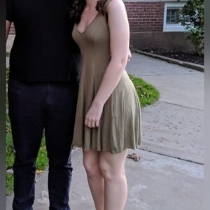 Forever 21 Olive Mini Dress